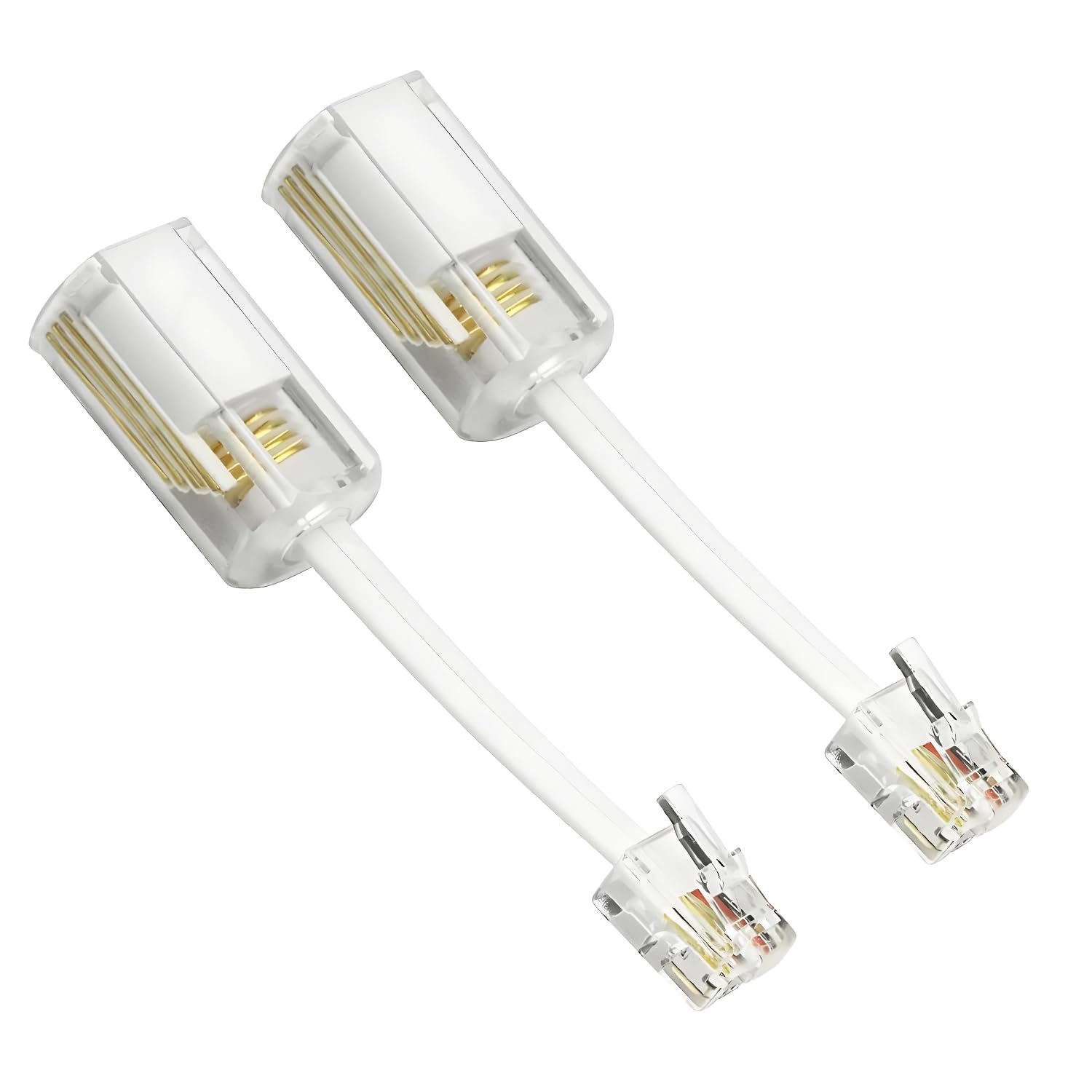 連絡用 Amazon | Anytop 電話コードデタングラー RJ9 8センチメートル